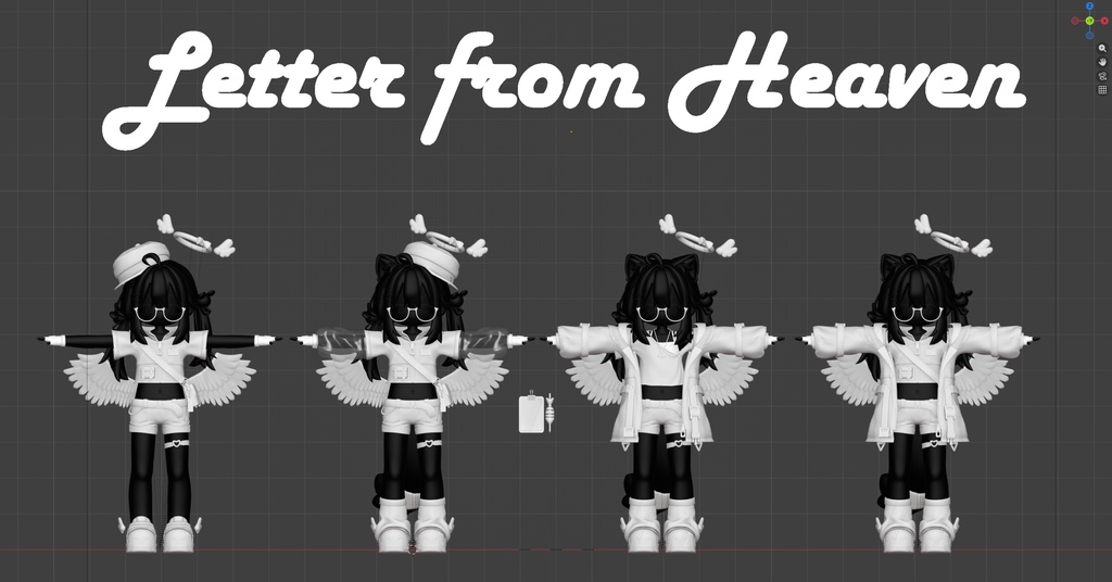 【無料】｜未完成の作品｜Blender作業ファイル image