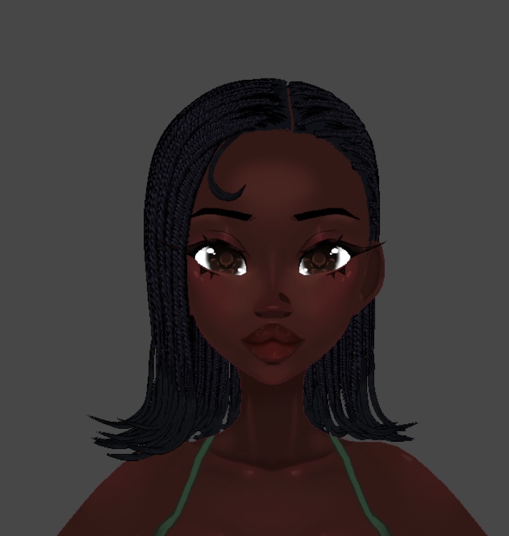 Dolly braids hair (.Vroid Custom Item) image