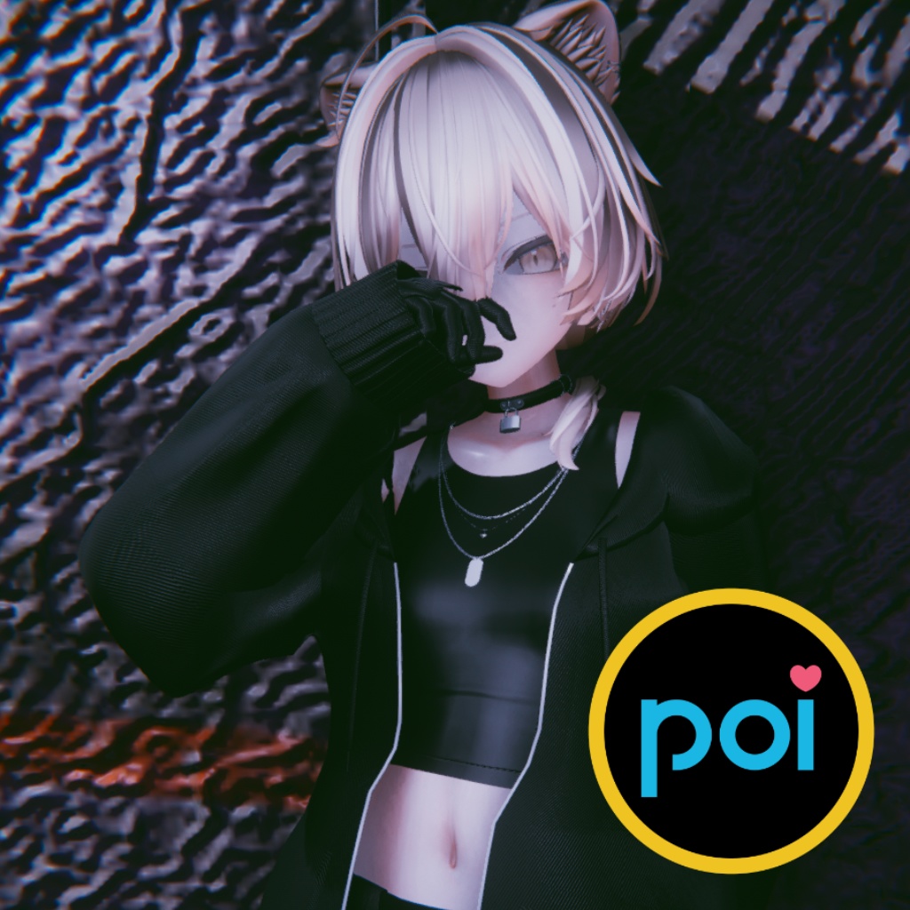 デフォ衣装でも輝く！真央向けリアルマテリアル【poiyomi】 image