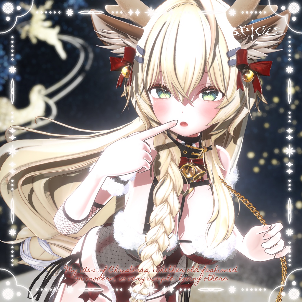  [ まよ用 ]🎄𝐑𝐮𝐝𝐨𝐥𝐩𝐡 𝐁𝐨𝐝𝐲𝐬𝐮𝐢𝐭🎄 image