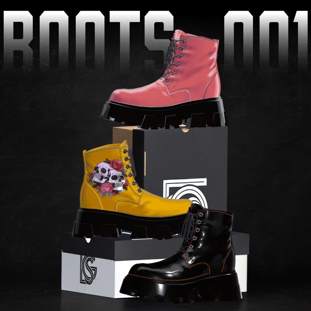 【9アバター対応】boots_001【改変解説動画有】 image