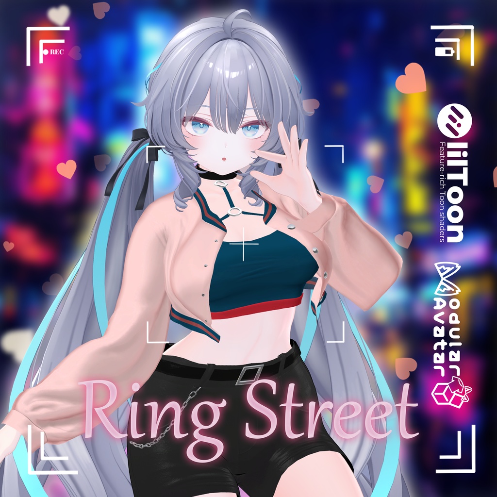 ✨SALE✨[10アバター対応 /VRChat] Ring Street image