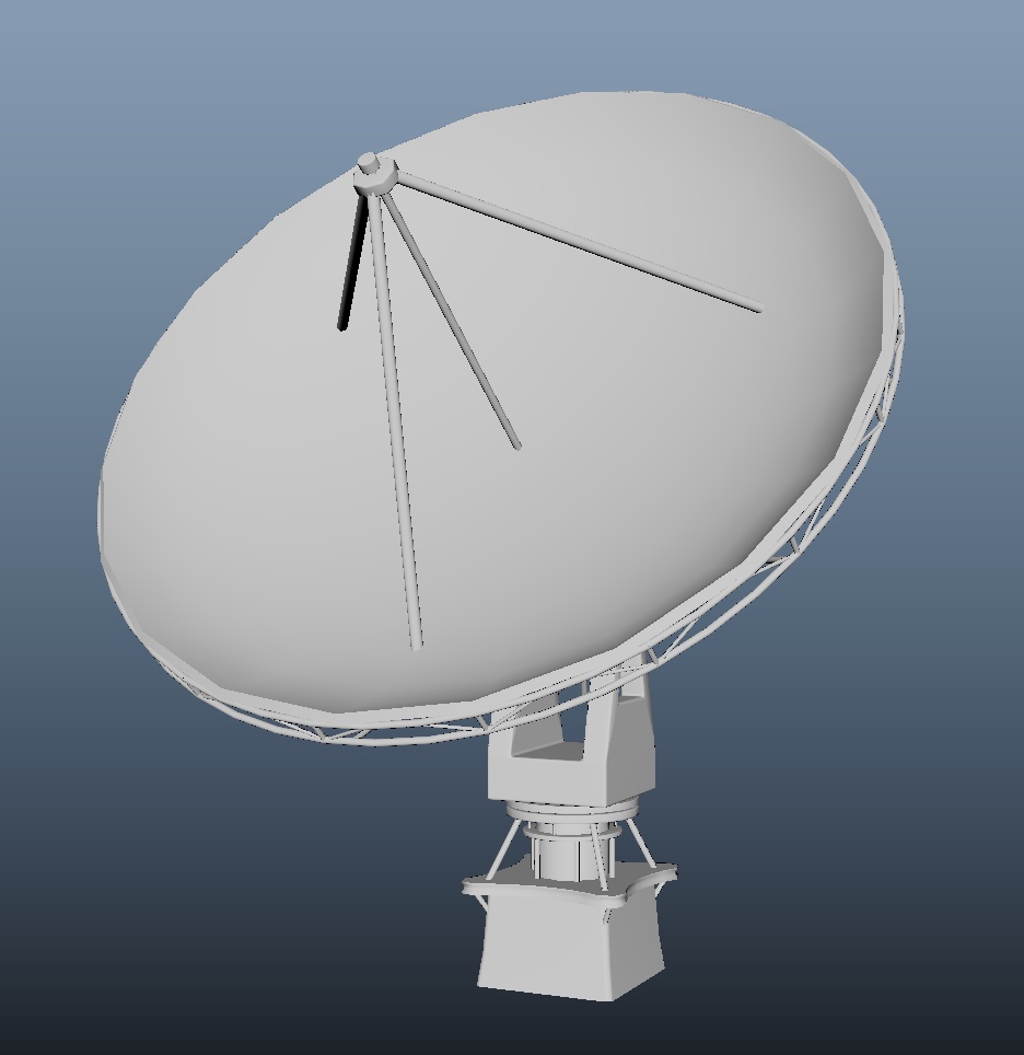 【FBX】パラボラアンテナ image
