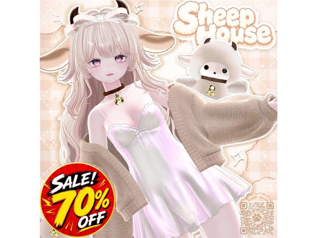 🚨 【 70% SALE 】🚨✩.°🐑【Sheep House】🐑°.✩[23 Avatars]  image