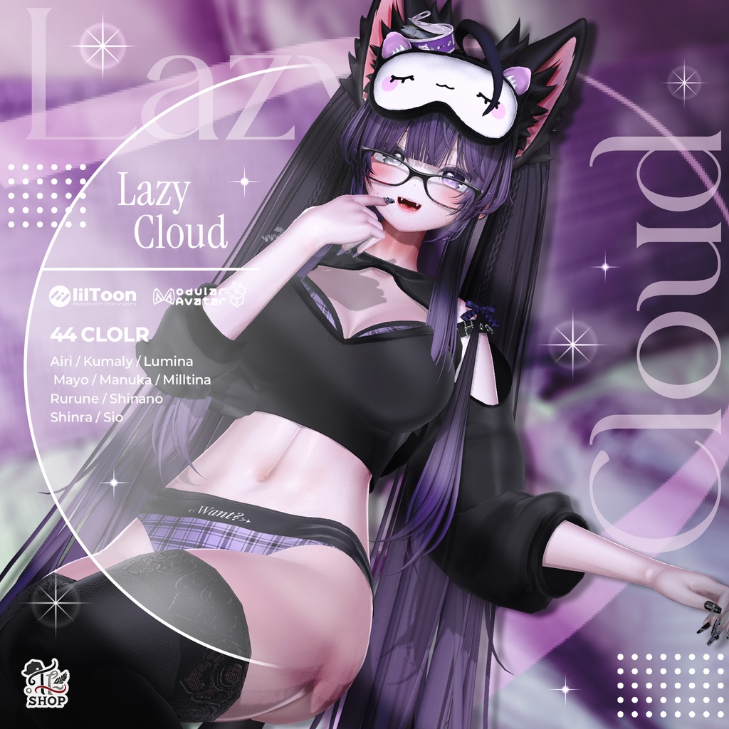 『Lazy Cloud』 For Female Avatar (11人) image