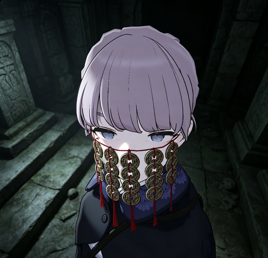 【Lapwing対応】銅銭の仮面 image