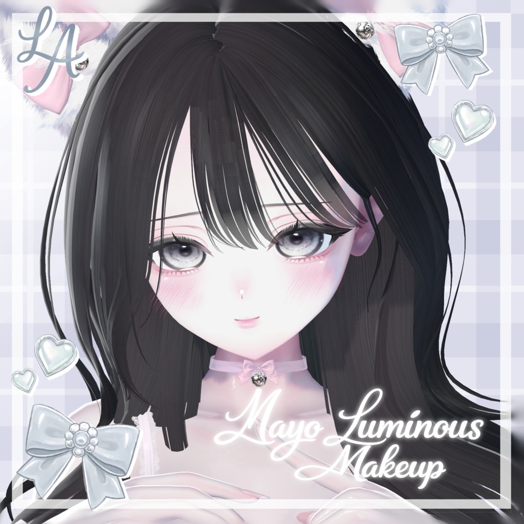 【 まよ / Mayo 】 Luminous Glow Eyes&Makeup+Blendshape, ani image