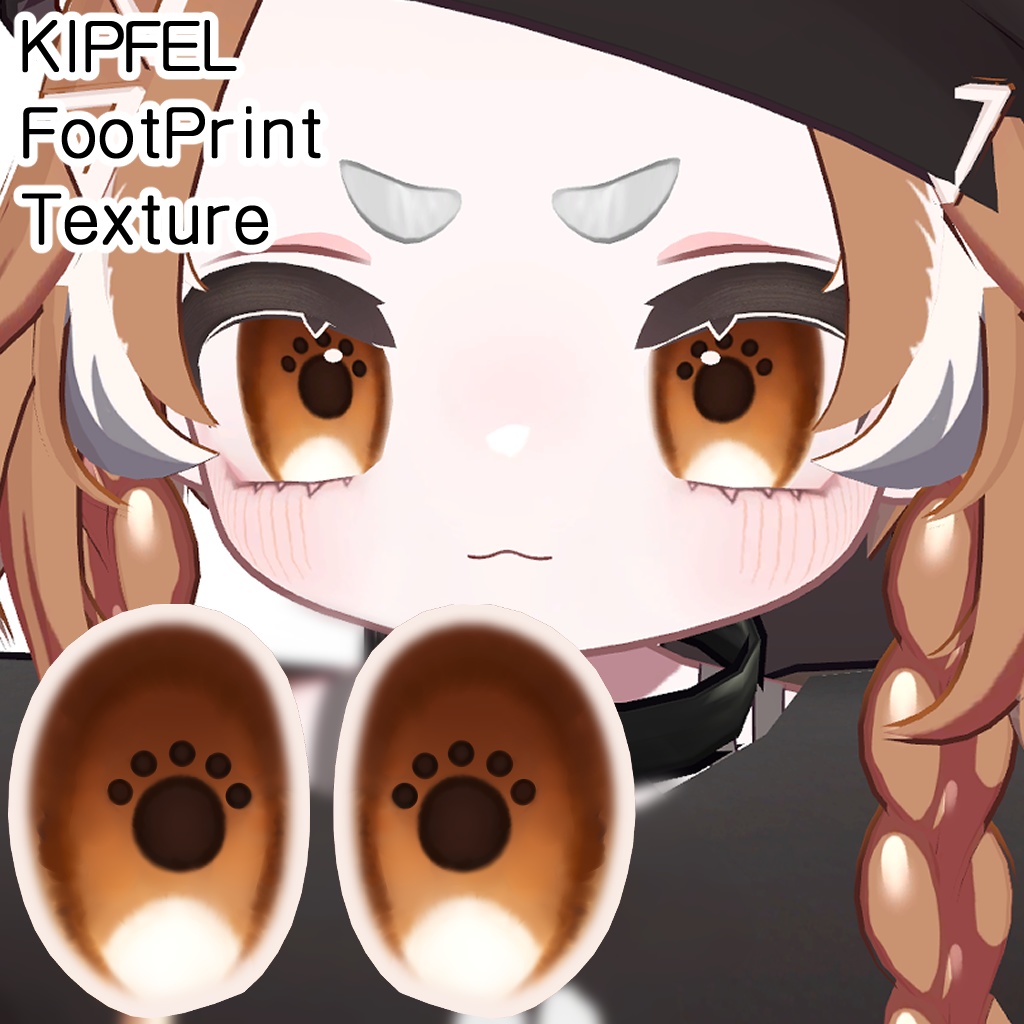 Kipfel Animal Footprint eye texture image