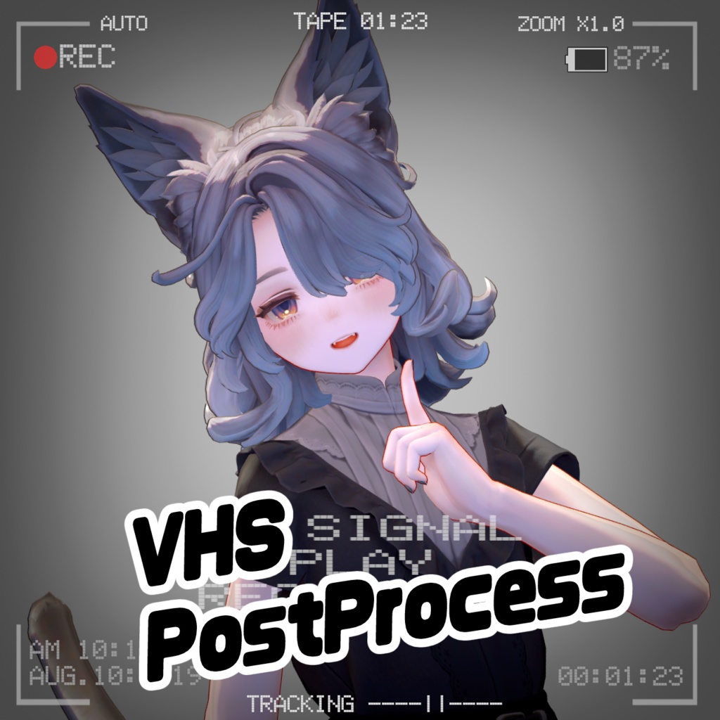 【無料】VHS_PostProcess（Unity撮影用ポストプロセス） image