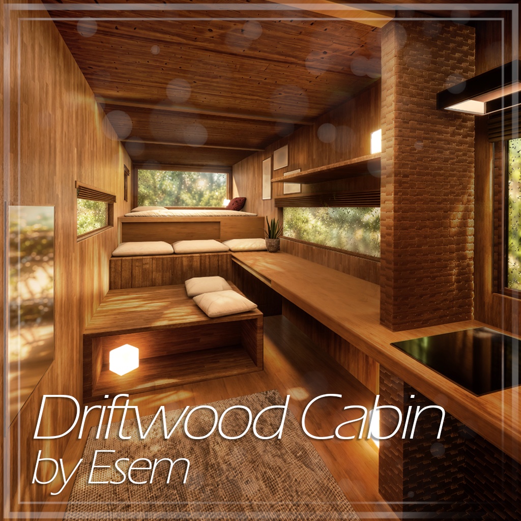 【無料/Free】VRC ワールド  Driftwood Cabin image