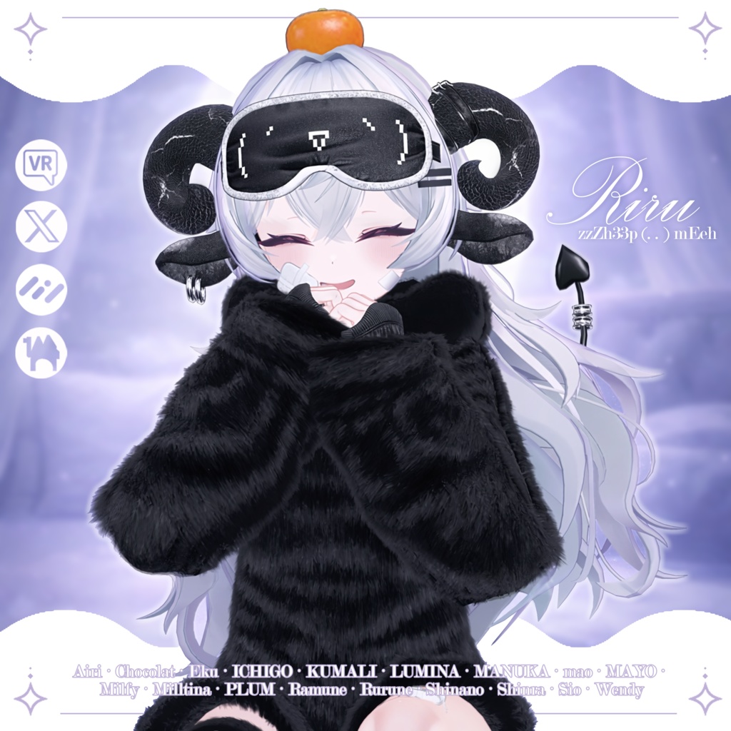 【SALE】 🐑zzZh33p (. . ) mEeh☁️ 「20アバター対応」 image