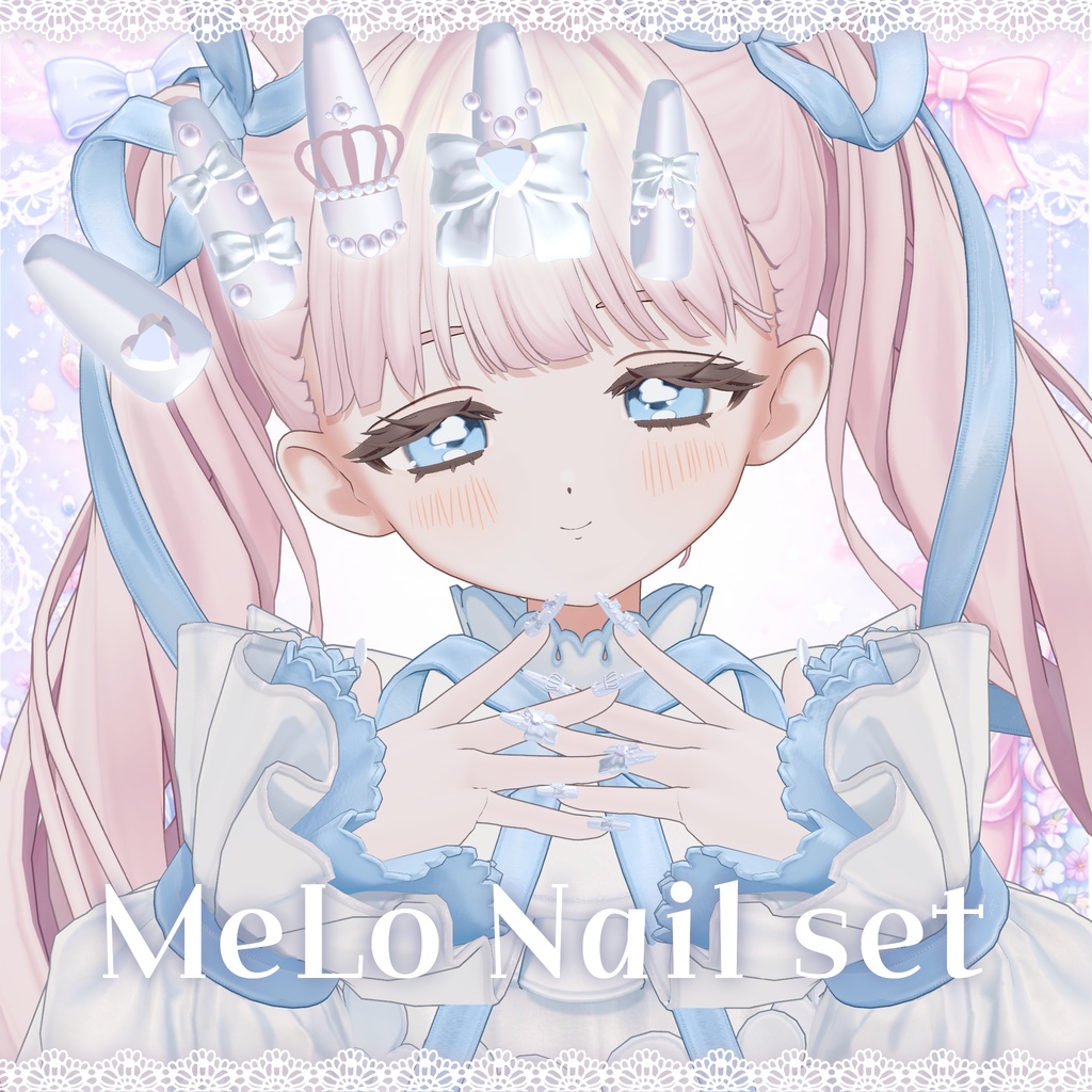 フィユエ対応 ୨୧MeLo Nail Set୨୧ image