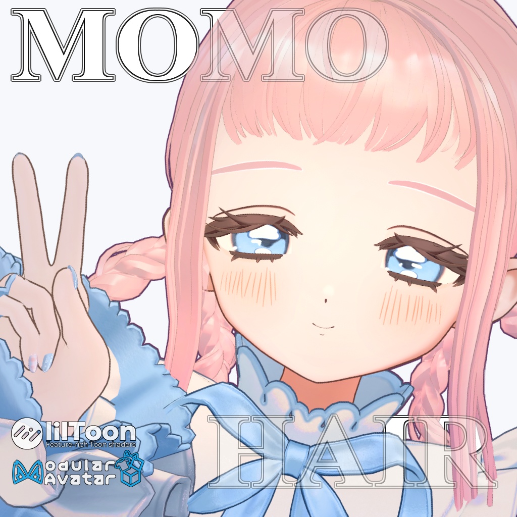 ⭐セール中⭐　MOMO HAIR /複数アバター対応 image