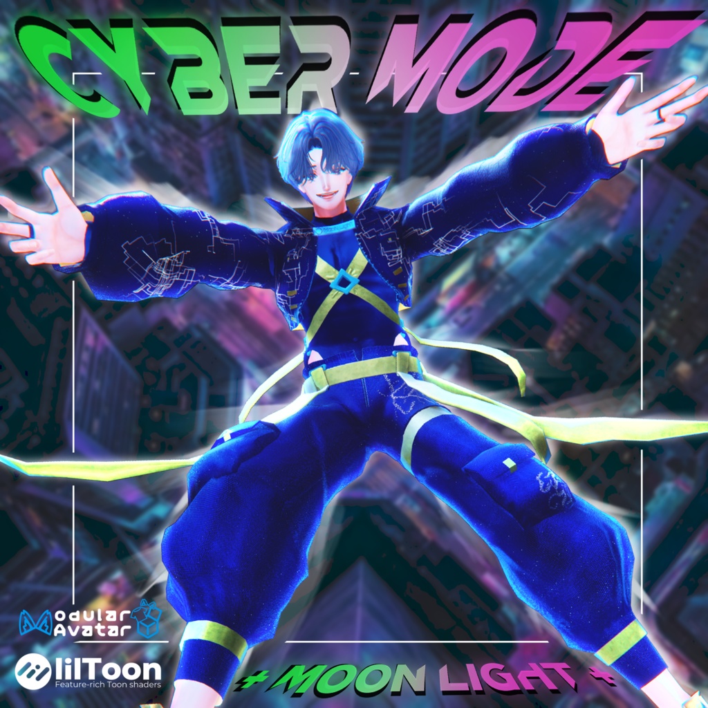 【4アバター対応】 Cyber MODE 【斑霞、珍飯亭共通素体対応】 image