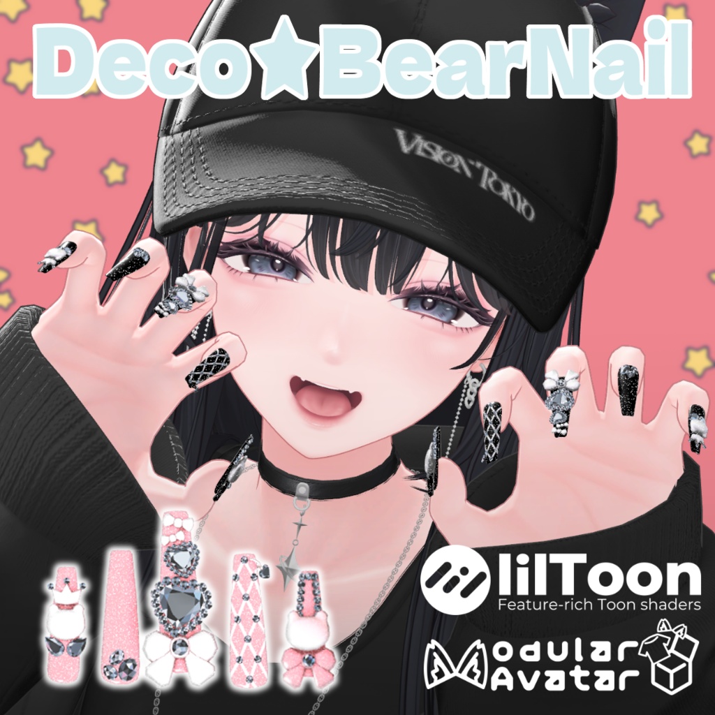 FREE🤍Deco★BearNail🤍 image