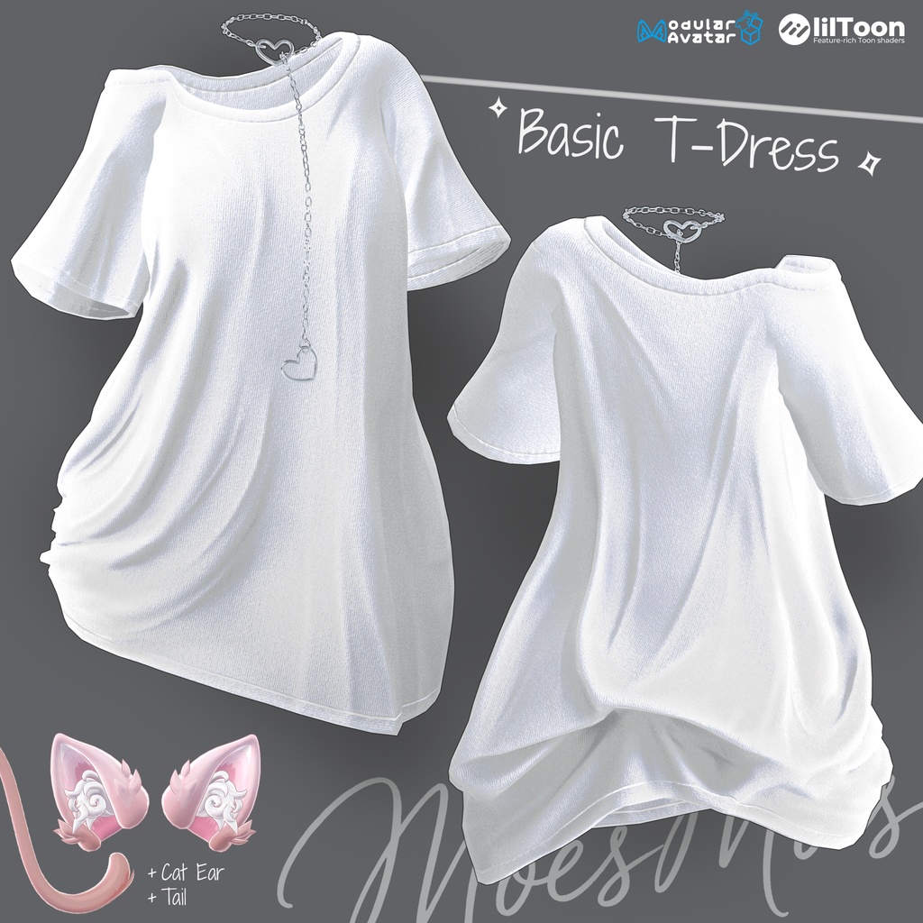 VRC Basic T-Shirt Dress image