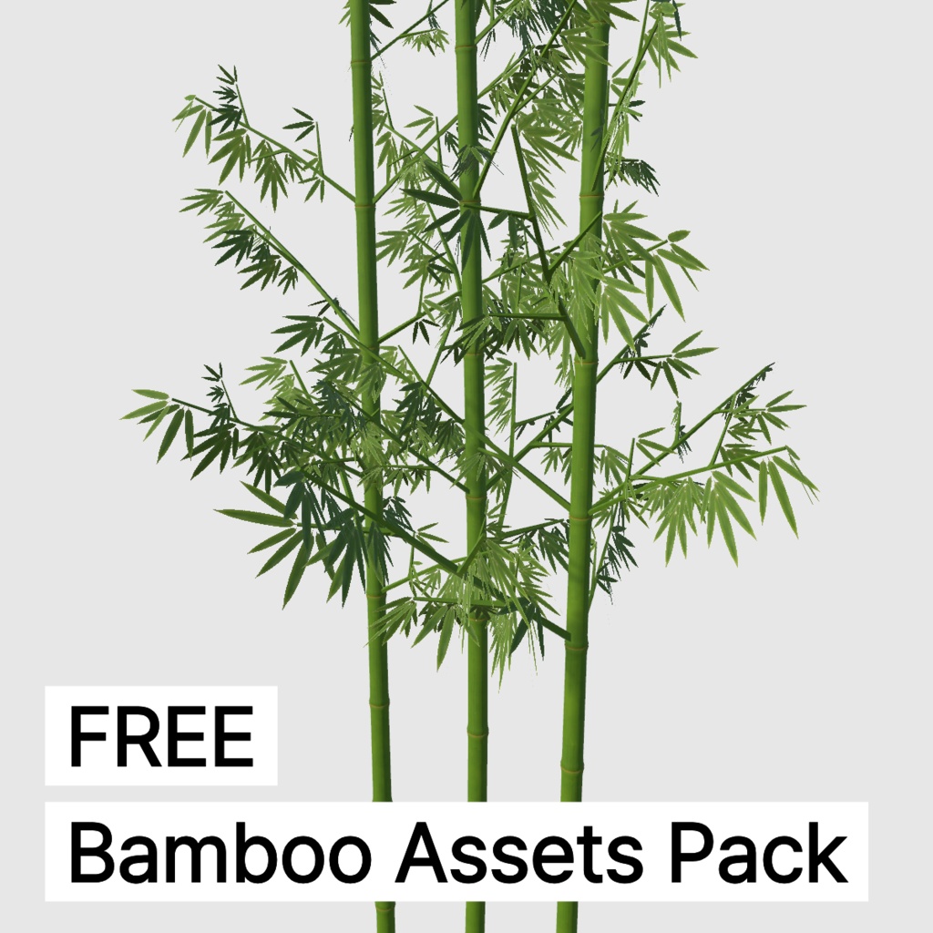 [FREE] Bamboo Assets Pack (3 types+LOD) image
