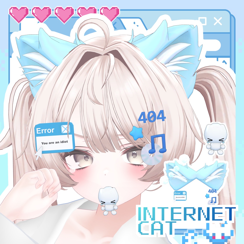 【フォロワー8500人記念Free】internet_cat【アクセサリー】 image