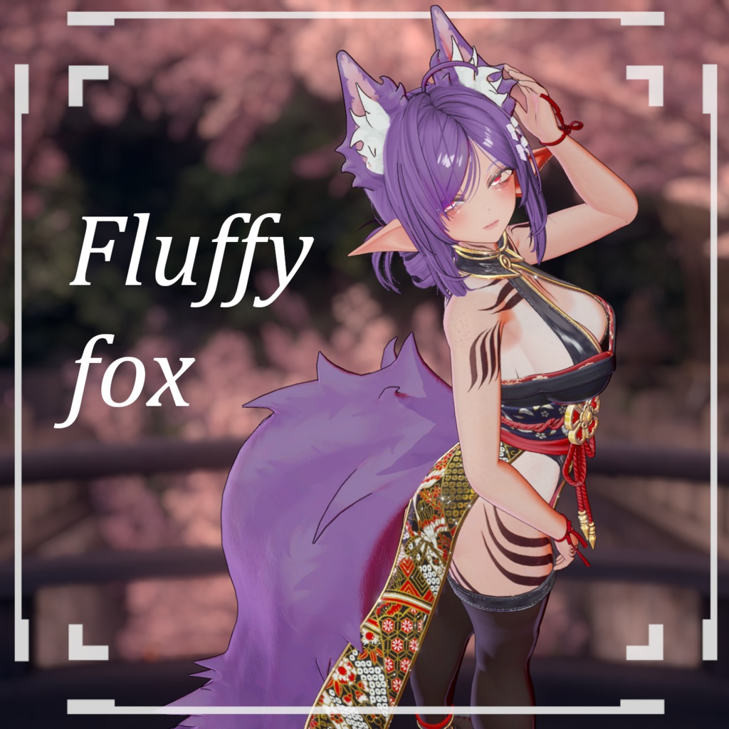Fluffy fox set image