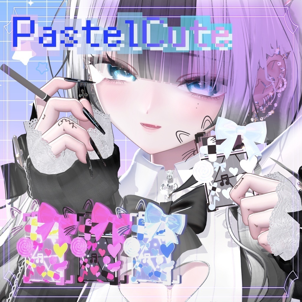 【さたにあ式タバコギミック対応】差し替えモデルPastel Cute #Levy_shop image