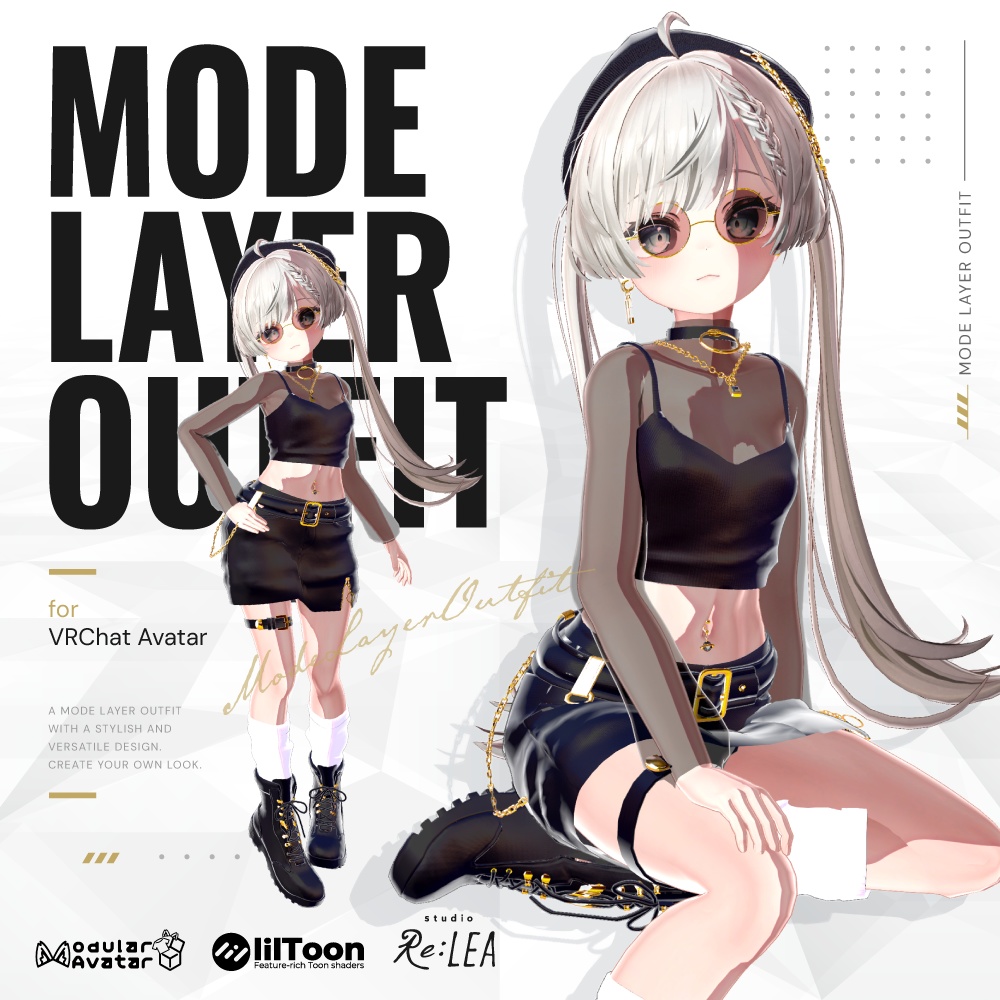 5/6 17:00までセール価格🎁【7アバター対応】 Mode Layer  Outfit【MA対応】 image
