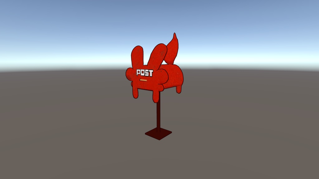 【VRChat向け】ムルポスト｜ワールド小物｜ image