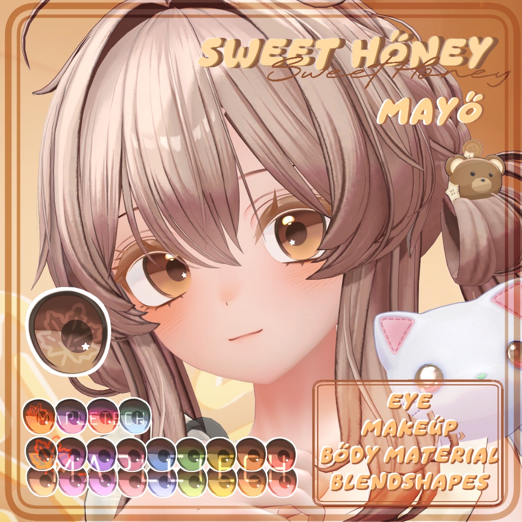 Sweet Honey | Mayo [まよ] | Eye, Makeup, Material, Blendshape image