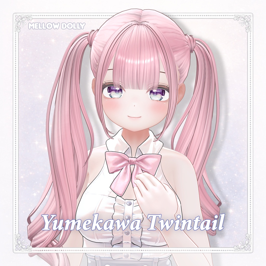【VRC Hair】 Yumekawa Twintail 【13アバター対応】 image