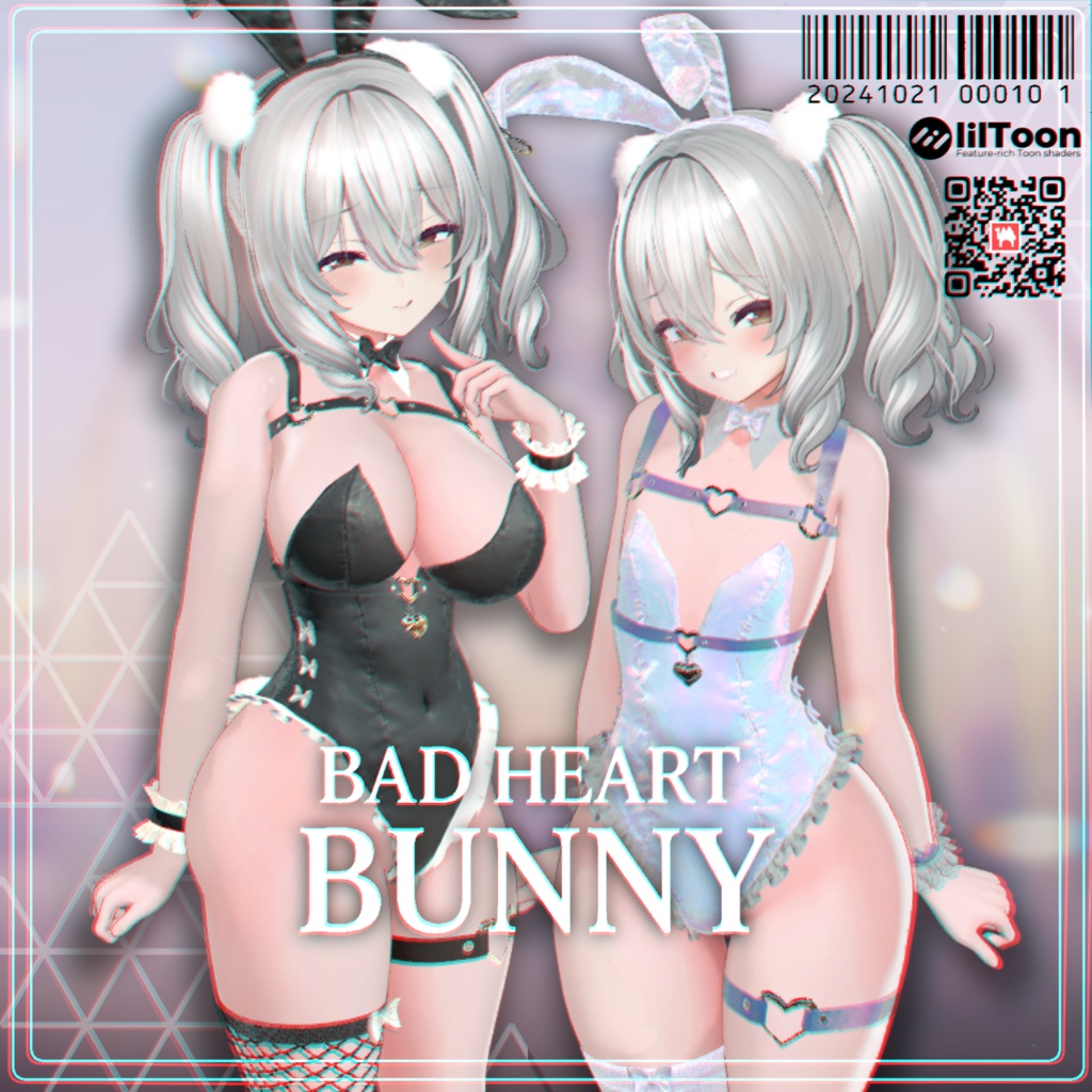 ♡BAD HEART BUNNY♡しなの/ミルティナ/マヌカ対応【３Ｄ衣装】 image