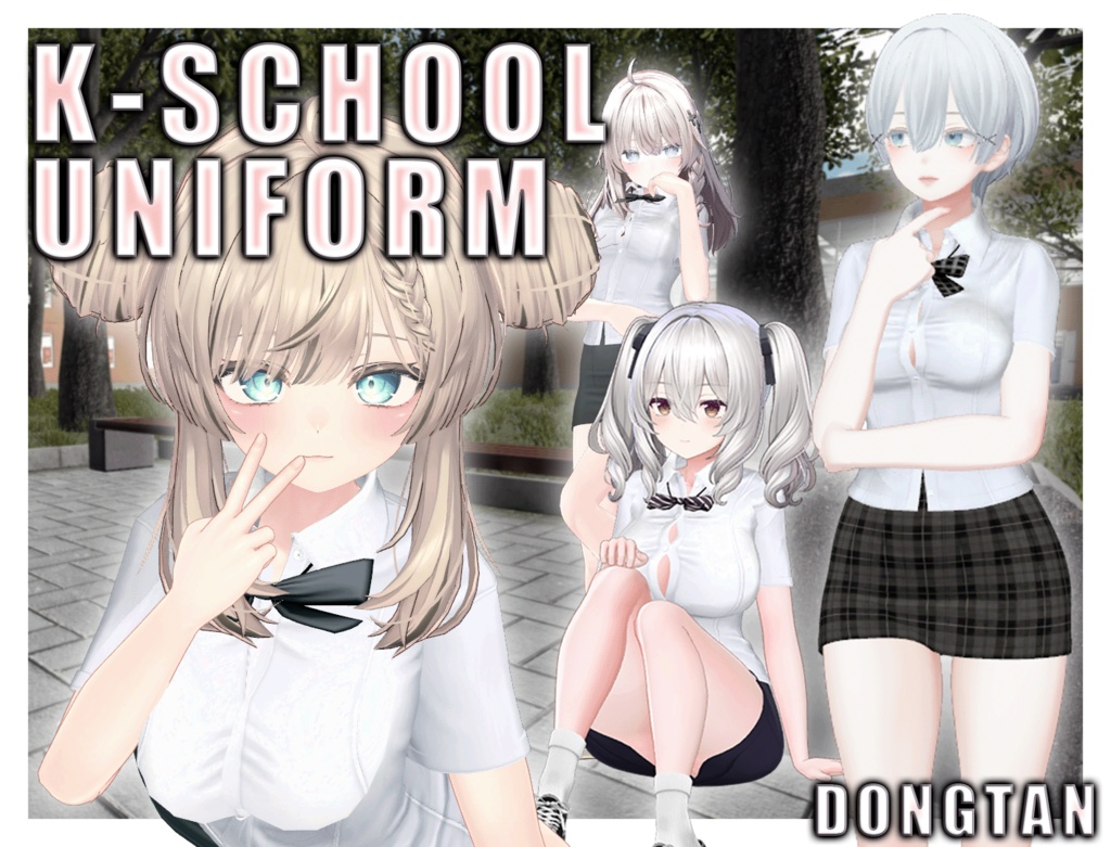K-SCHOOL UNIFORM(4ava) [森羅(shinra), ミルティナ(milltina), マヌカ(manuka), しなの(shinano)] image