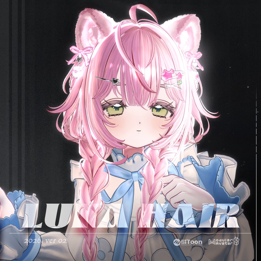 🔶[[ 𝟏𝟖アバター対応 ]]  ✶ 𝐋𝐔𝐍𝐀 𝐇𝐀𝐈𝐑 ✶🔶 image