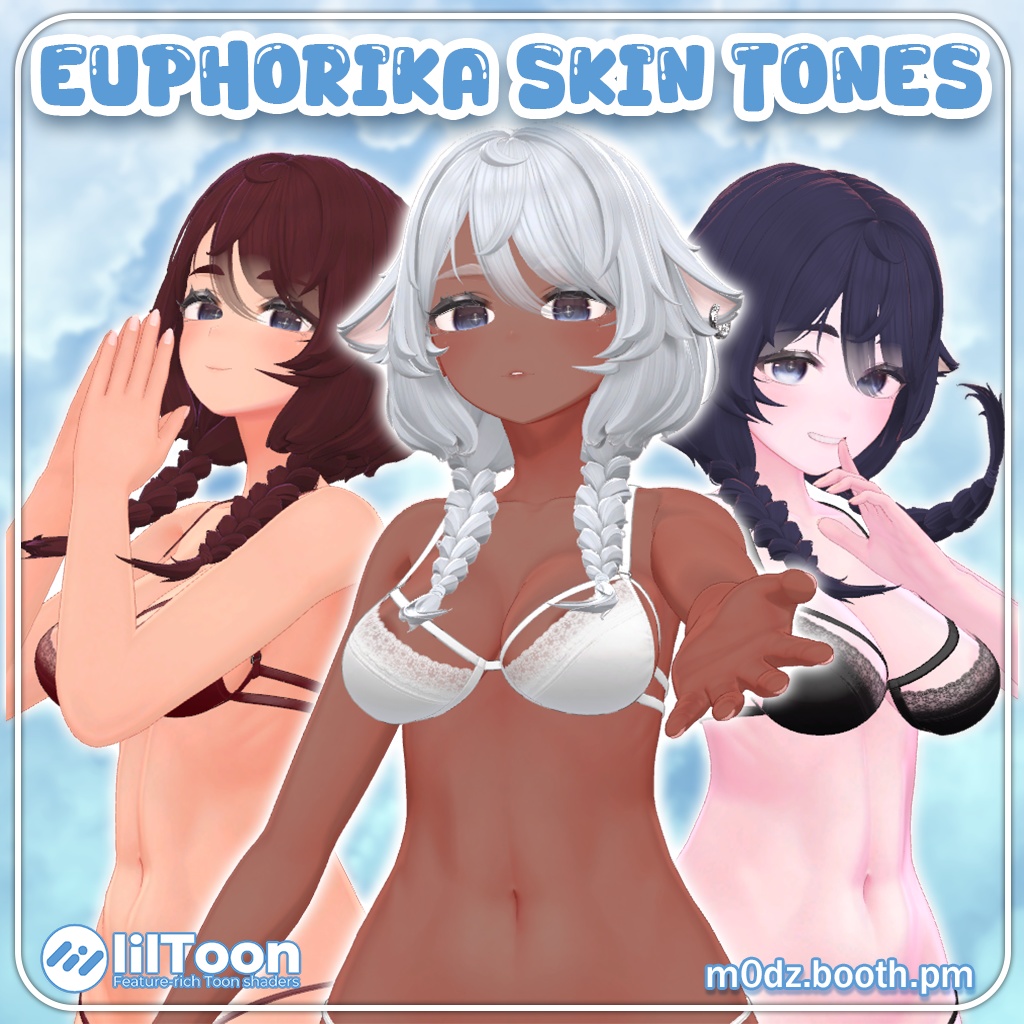 Euphorika 「ユーフォリカ」 Skintones 肌の色 + Free Color Swaps image