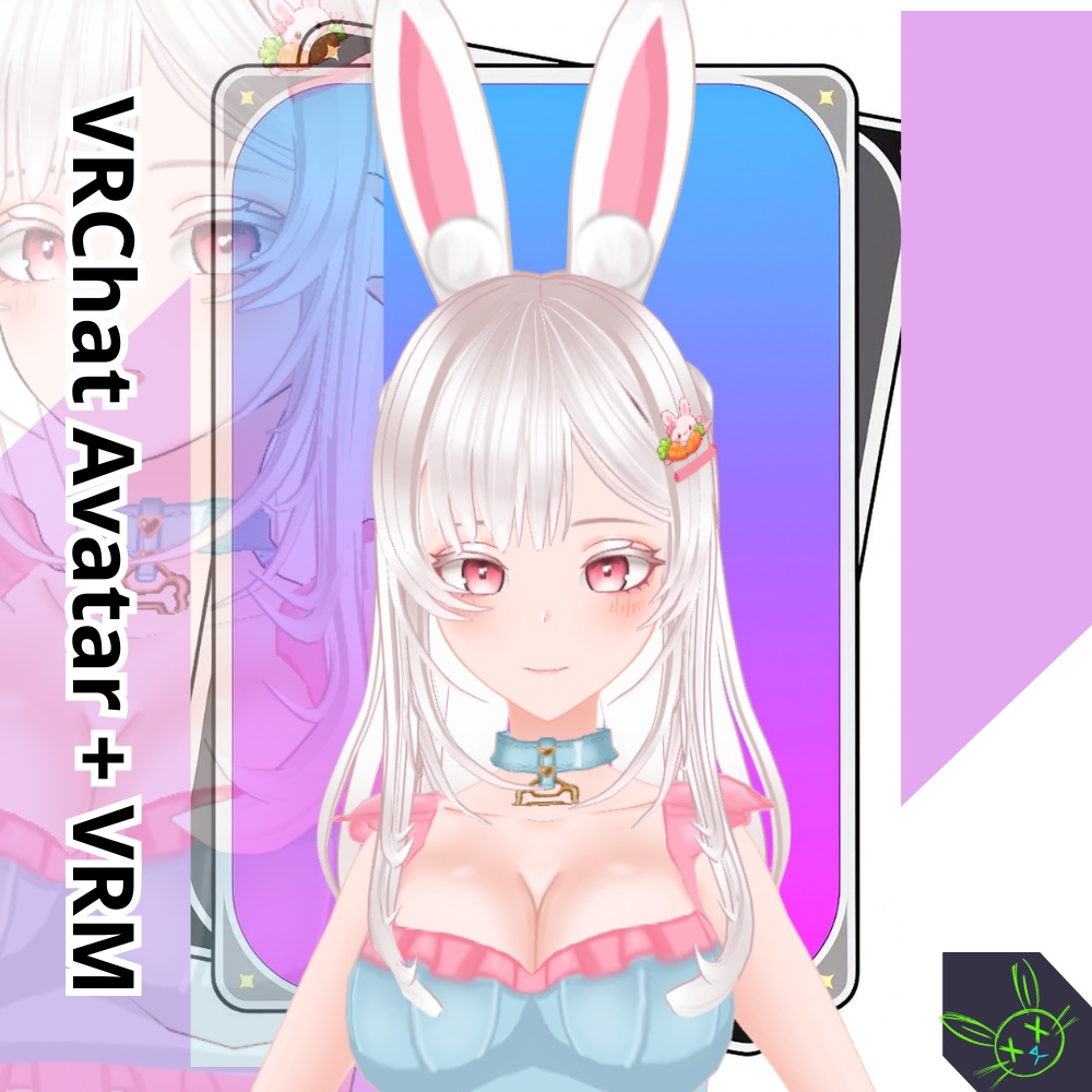 3D Avatar VRChat/VRM - Sakura Easter Bunny (OC) image