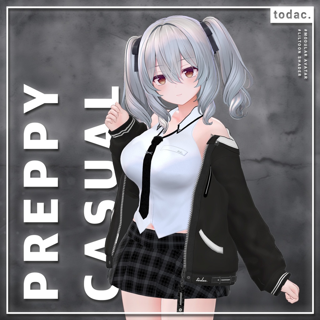 💥セール中💥【4アバター対応】Preppy Casual / プレッピーカジュアルセット  image