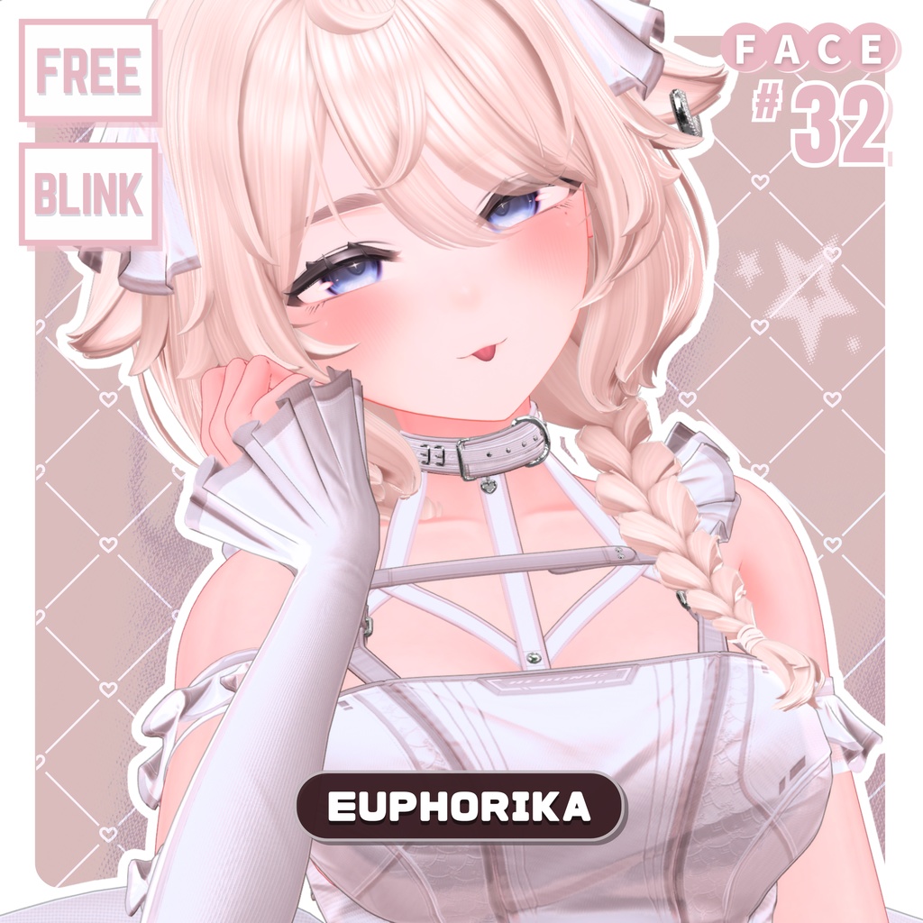 💗【FREE/無料】Euphorika32Type❥動くまばたきFaceAnimations ⌖ ݁˚ image