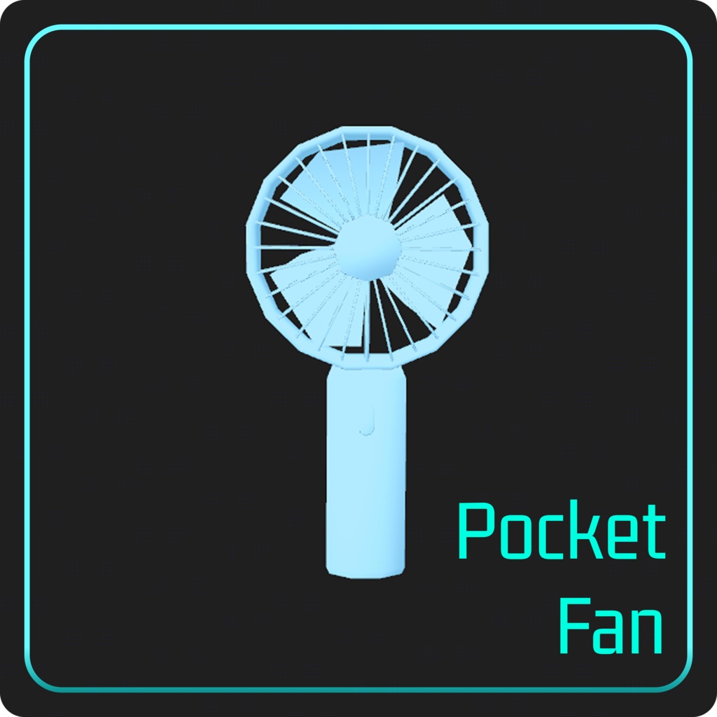 【VRChat】 Pocket Fan [World/Modular Avatar] image