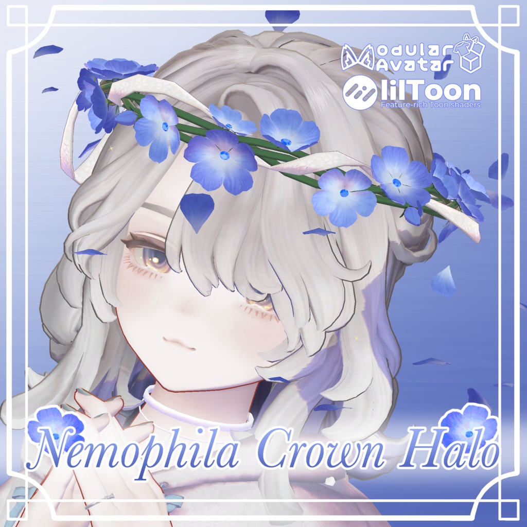 Nemophila Crown Halo【MA対応】 image