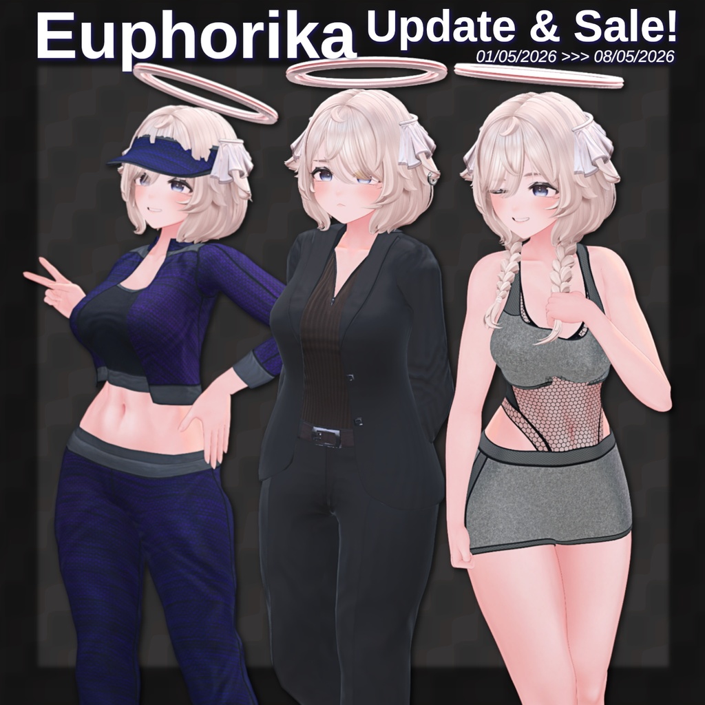 【Promo/宣伝ページ】 📣​ Euphorika Update & Sale 📣​ ユーフォリカちゃん対応と割引 image