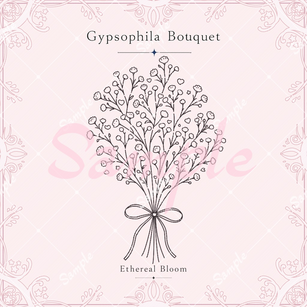 tatto texture【Gypsophila Bouquet】 image