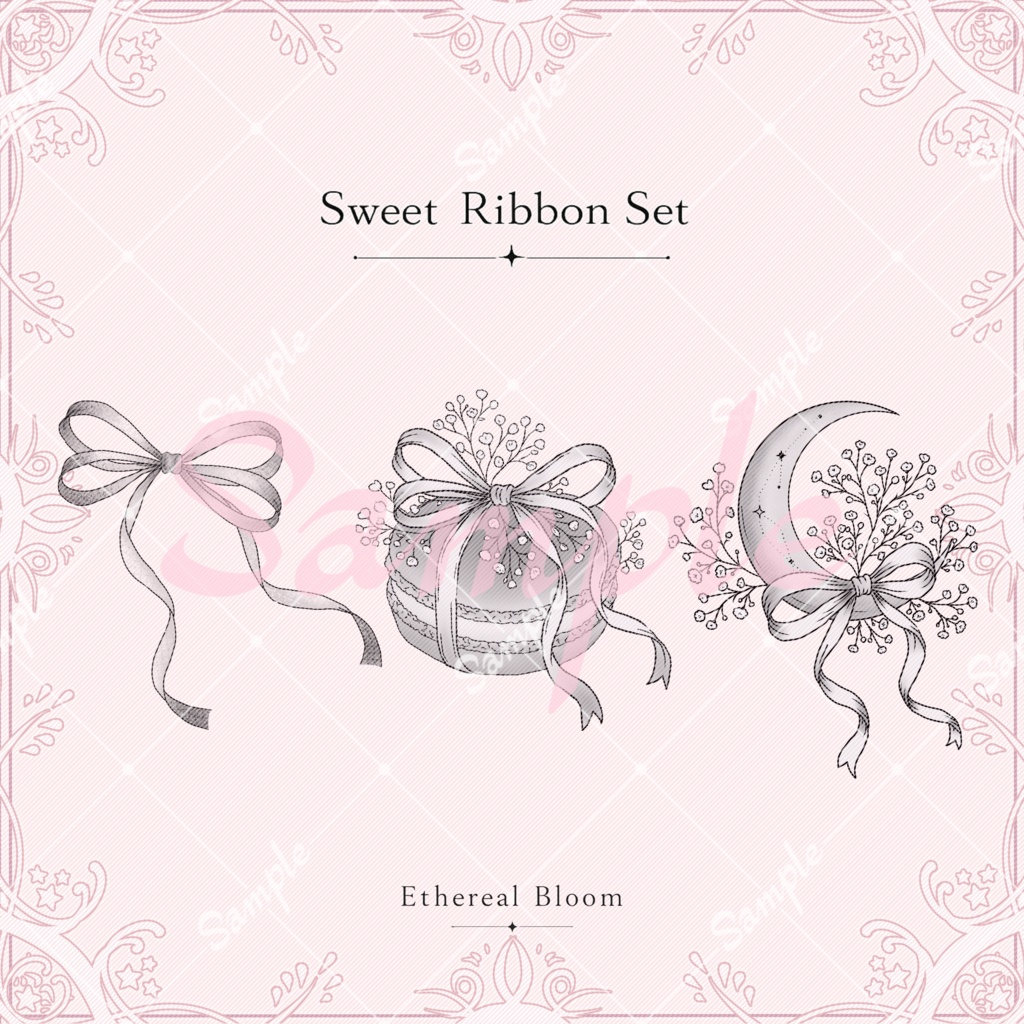 tattoo texture【Sweet Ribbon Set】 image