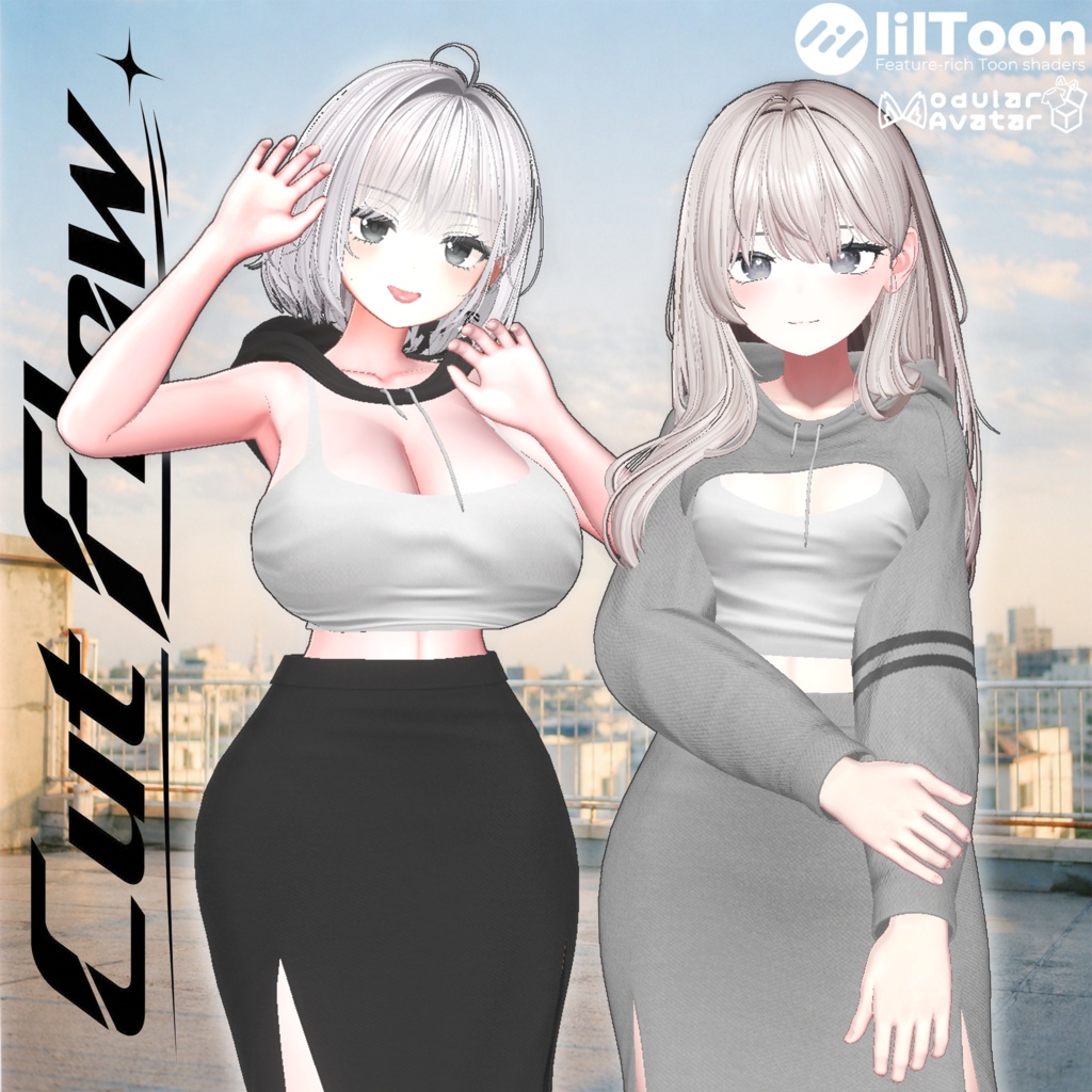 【オープニングセール】【14 Avatars】NO_03. ✂️ Cut Flow｜断流（だんりゅう） image