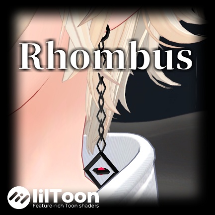 【無料】VRChat想定イヤリング -Rhombus- image