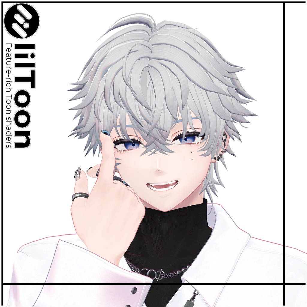 【VRC Hair】dominate hair【ドミネイトヘアー】 image