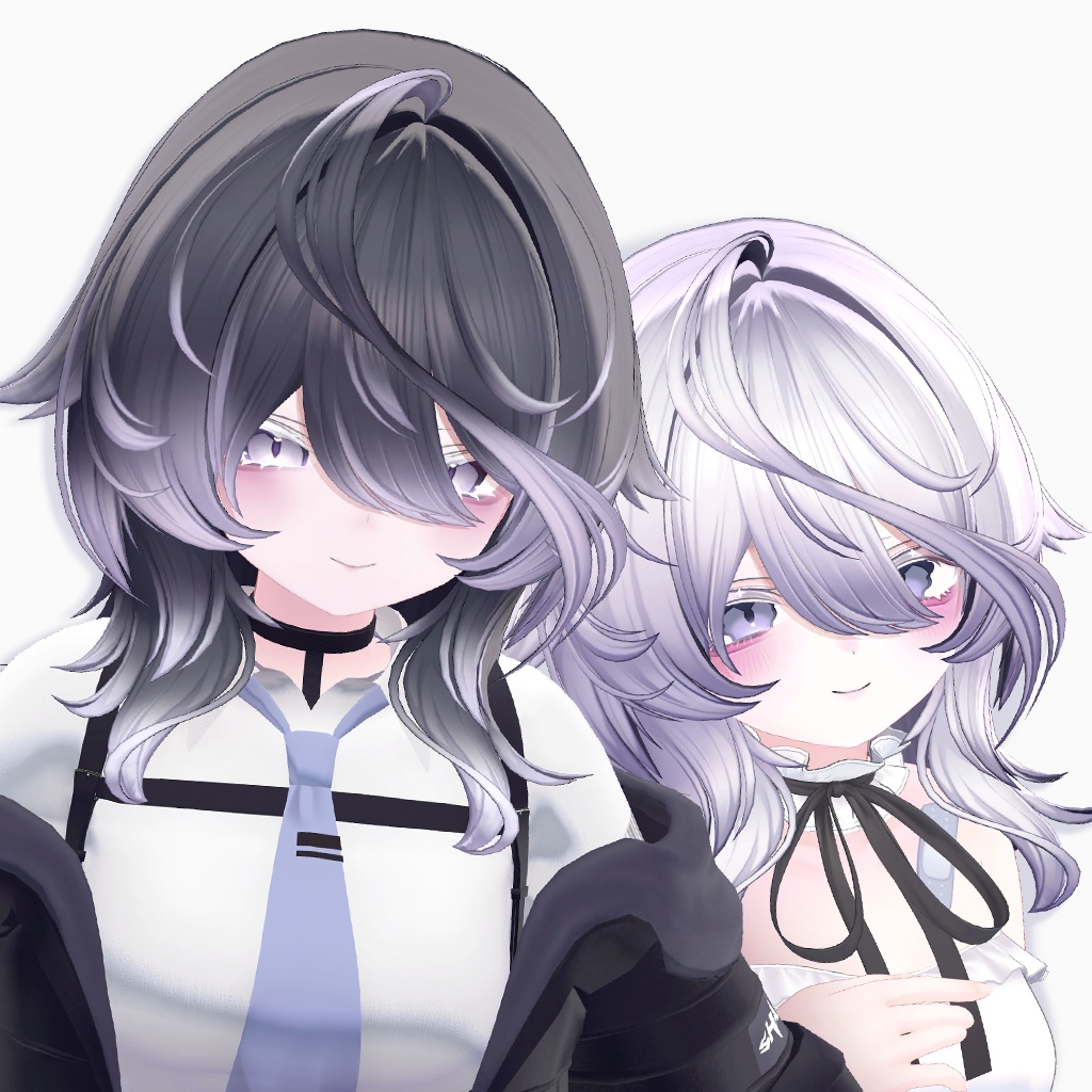 ✨Sale~5/11✨【 9 avatars / VRC Hair 】Layered Wolf Hair image