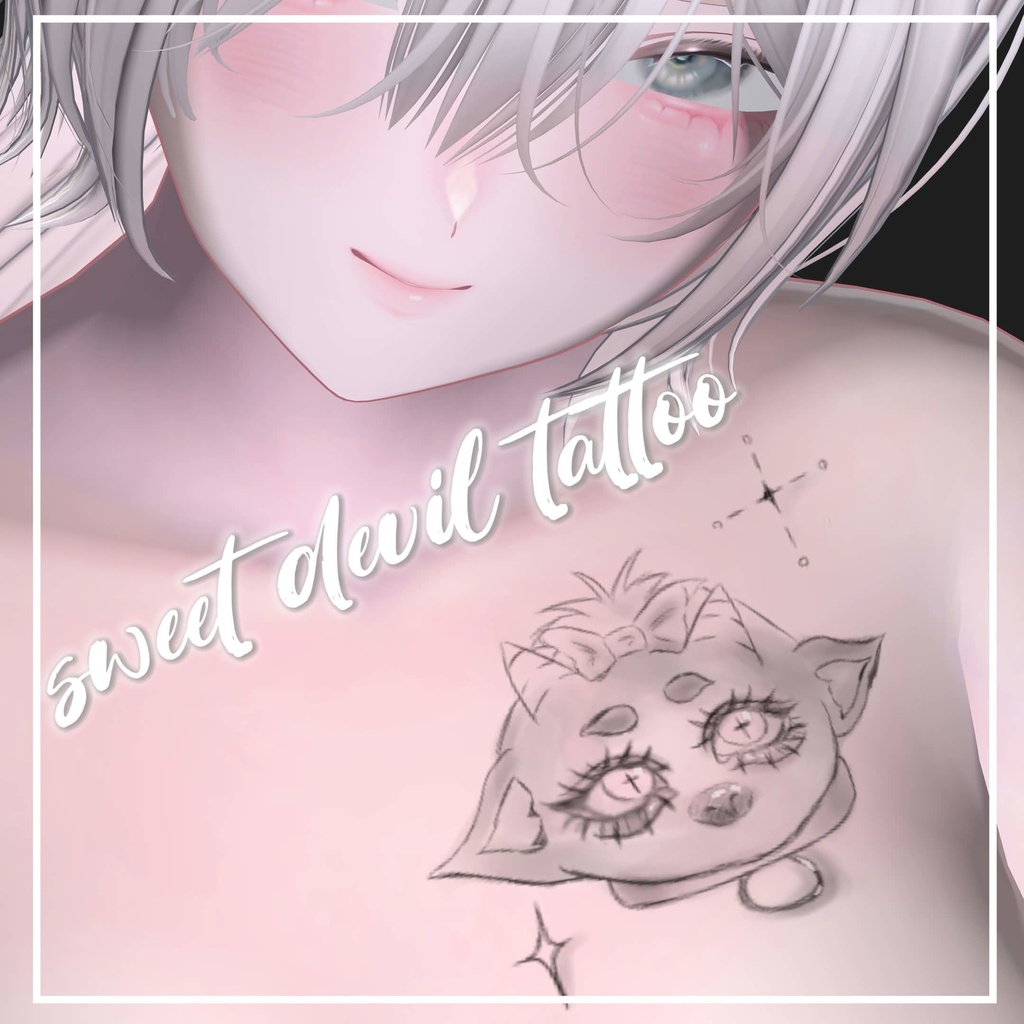 【しなの/shinano】sweet devil tattoo image