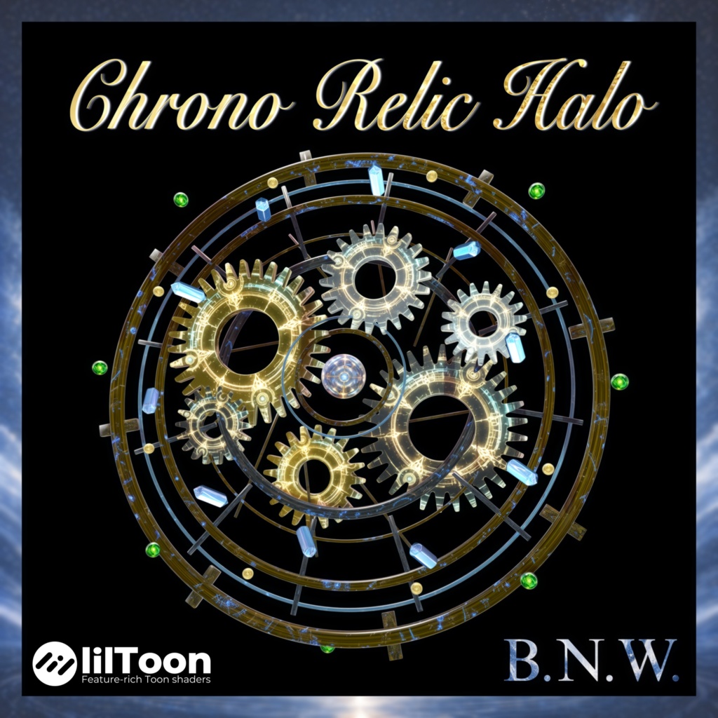 ✨セール中✨【VRChat】時晶機輪 - Chrono Relic Halo - image