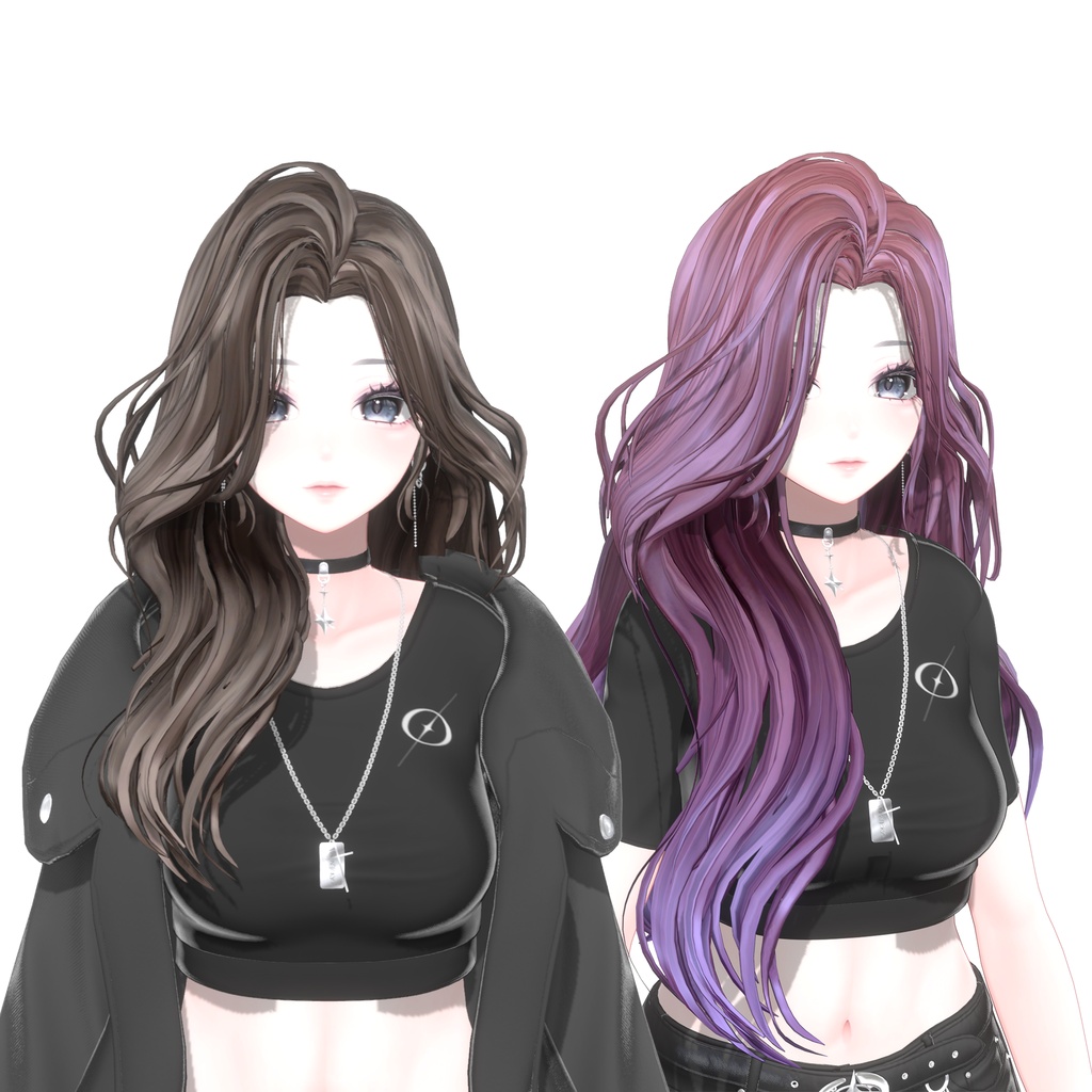 〈20アバター対応〉 ✦｡✨Wave-hair｡✦  image