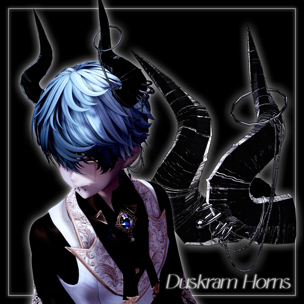 Duskram Horns【全アバター対応装飾】 image