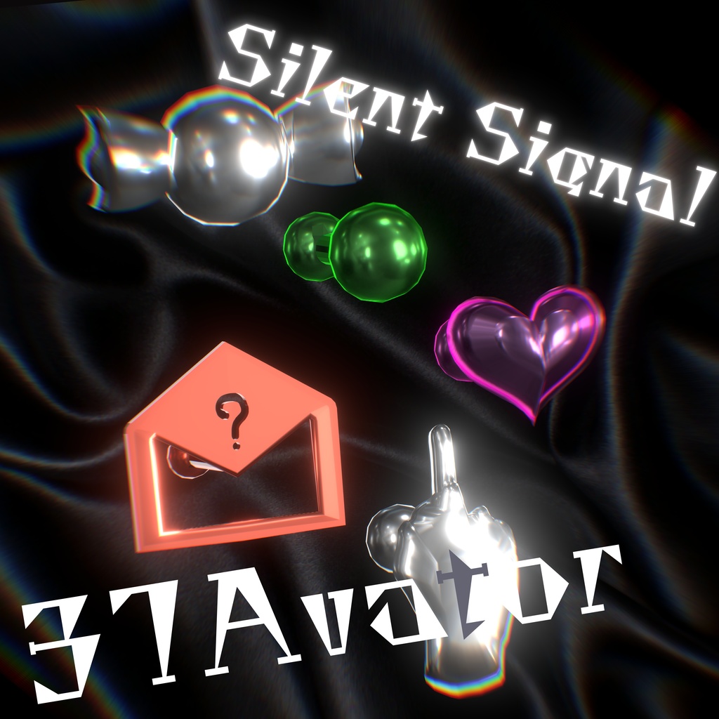 37アバター対応へそピアス【Silent Signal】 image