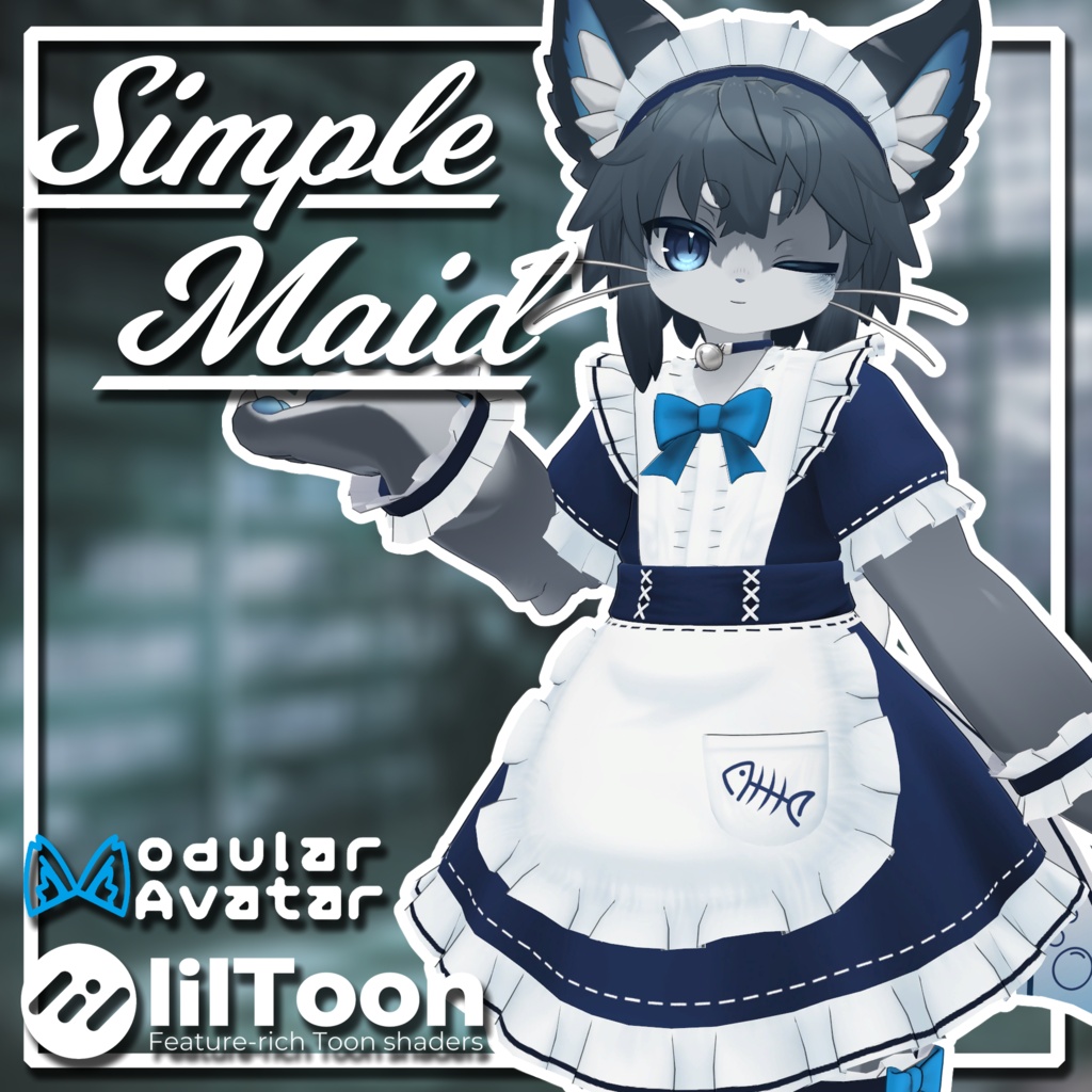 SimpleMaid | シンプルなメイド『Chalo | シャロ』[VRC] image